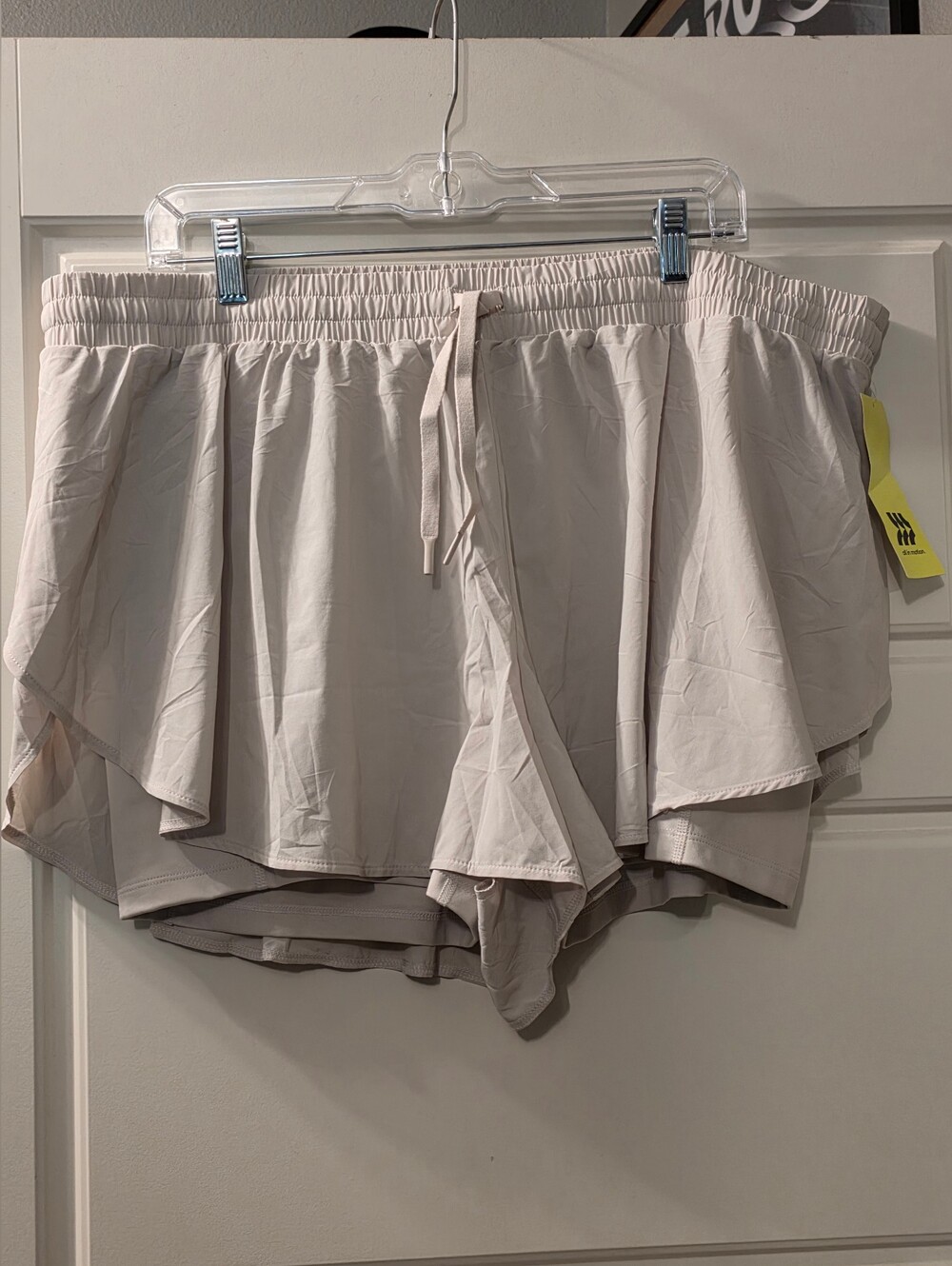 All In Motion Grey Butterfly Cut Running Shorts In Size 1X